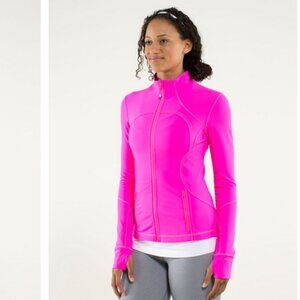 Lululemon Forme Define Jacket *Luon - Raspberry Glo Light Pink - Size 4